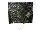 सिंथेटिक चमड़ा पु चमकदार चमक फैब्रिक, ब्लैक स्पार्कल ग्लिटर फैब्रिक आपूर्तिकर्ता